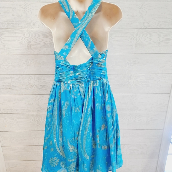 Aidan Mattox Silk Cocktail Dress - Picture 6 of 10